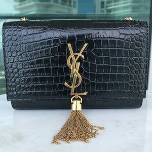 BLACK YSL CROSSBODY BAG